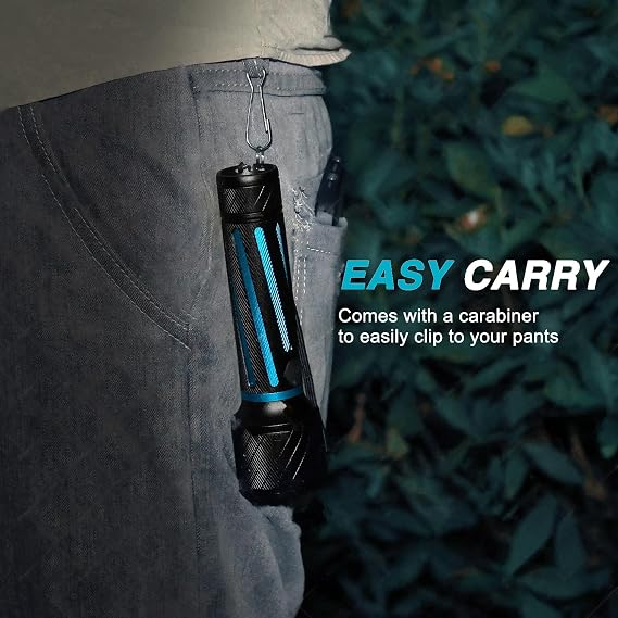 Rechargeable Flashlights High Lumens, USB-C LED Flashlight, Powerful Handheld Portable Flashlight, Super Power Bright Compact Flash Light Torch for Emergency, Camping, Survival, Travel,Hiking