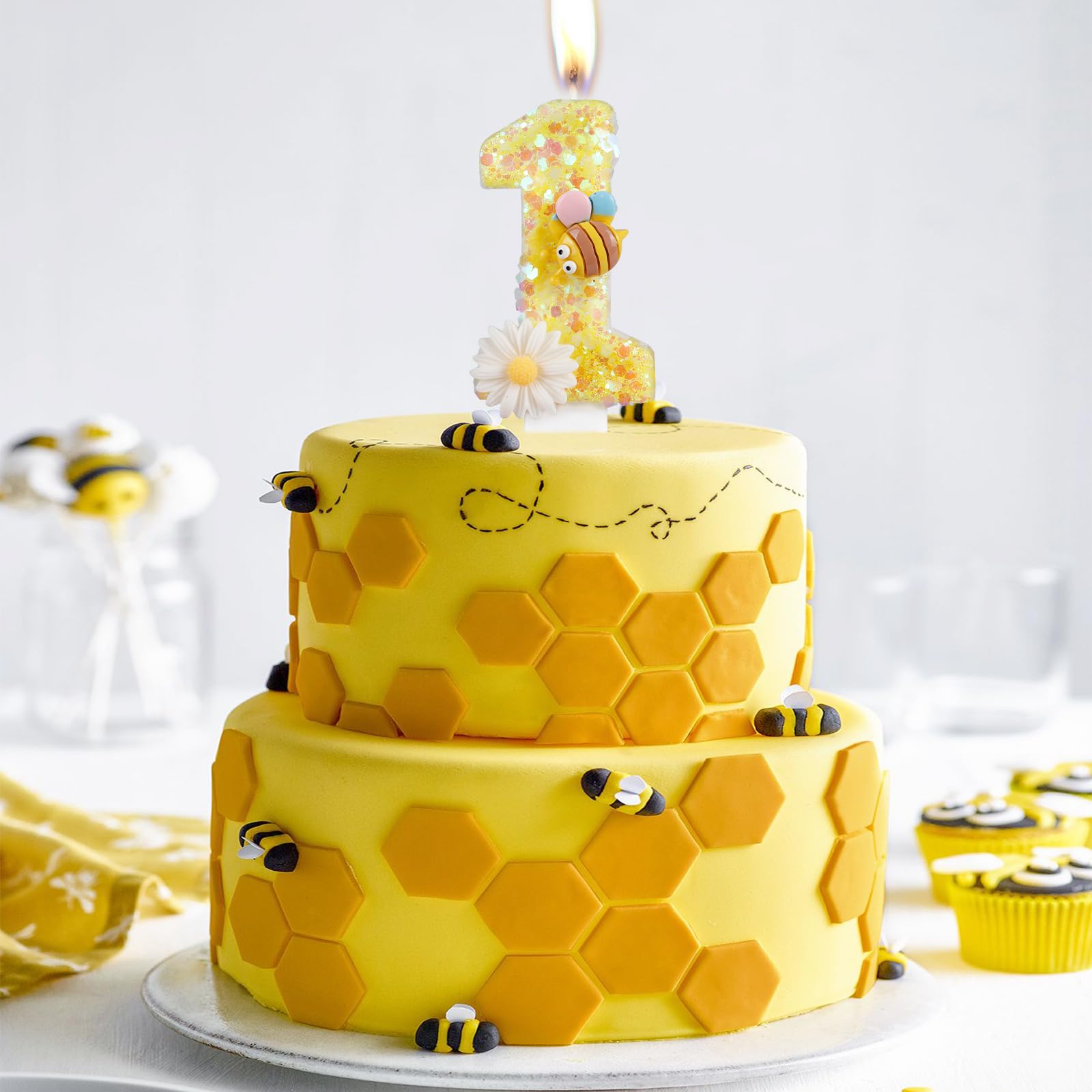 8 Bougies Sur Pics - Dinosaure - Jour De Fête - Dinosaures - Top Thèmes