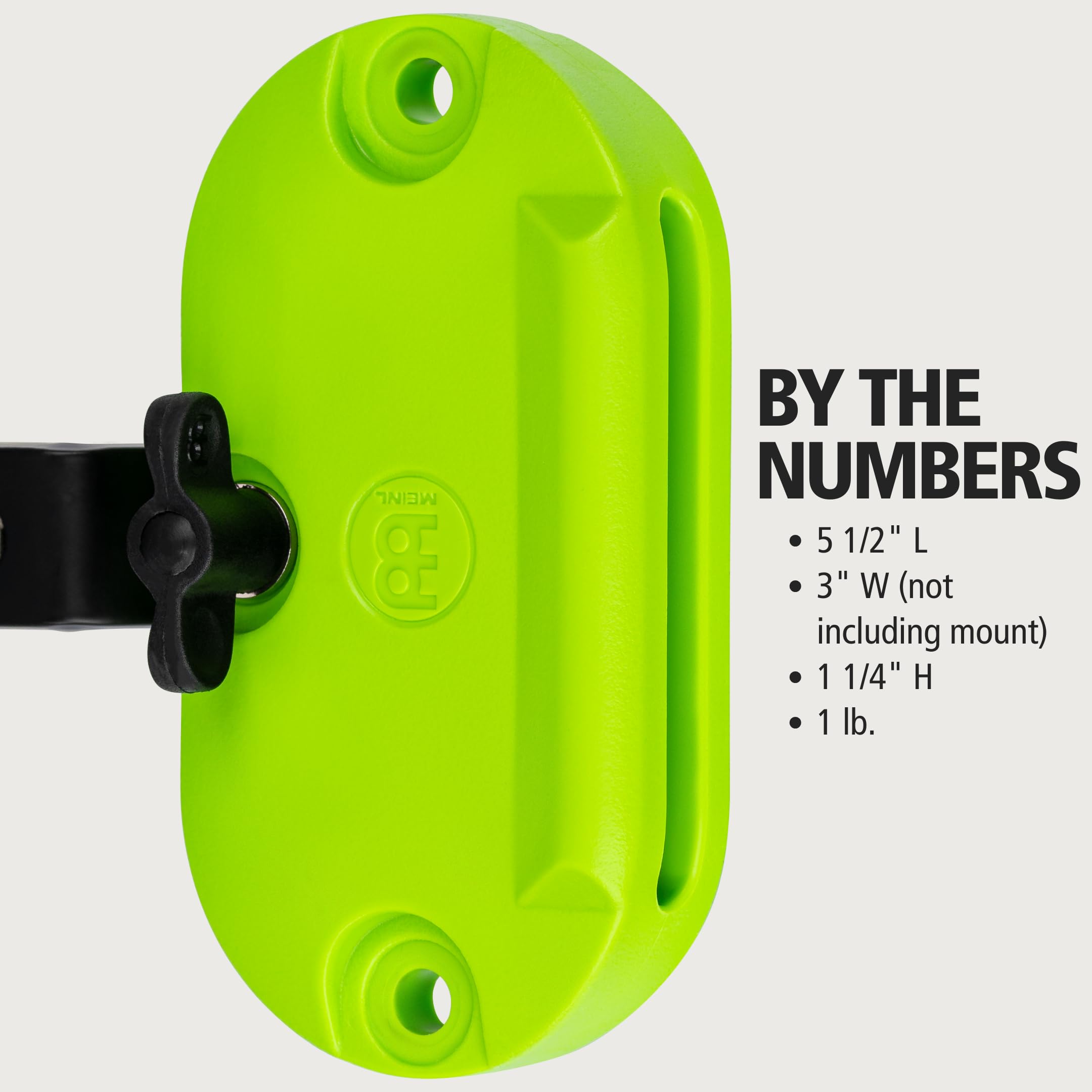 Meinl Percussion Percussion Block, High Pitch, Neon Green
