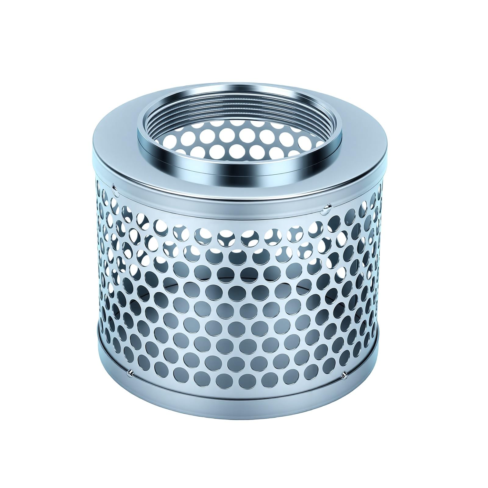 Filtro colador contra obstrucciones para manguera de agua de 4" 8