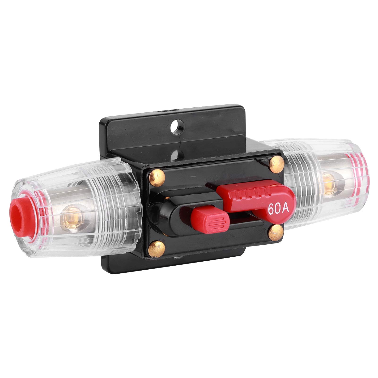 PRZEŁĄCZNIK UCHWYTU BEZPIECZNIKA AUTO RESET DO OCHRONY Do AudiO SAMOCHODU SAMOCHODOWEGO 12V 60A