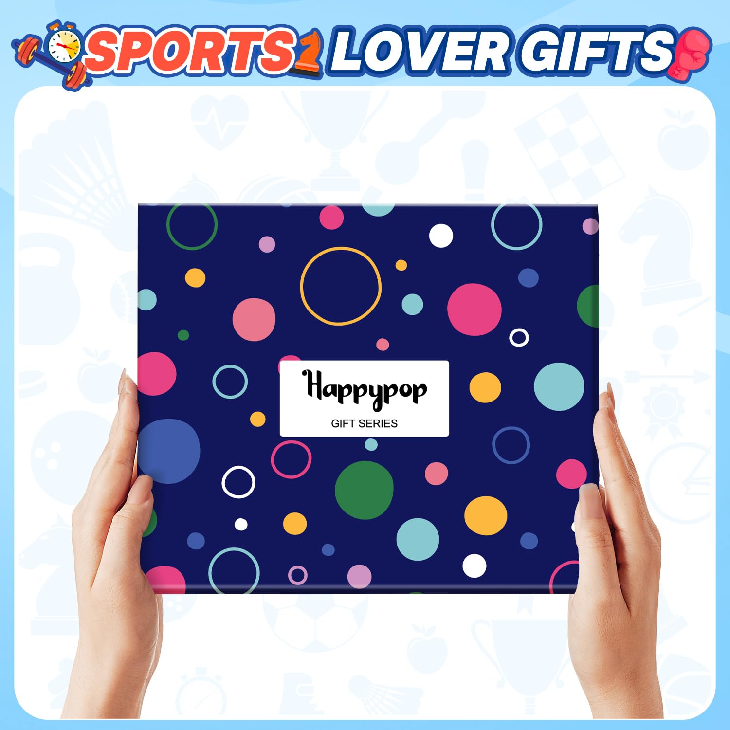 HAPPYPOP Sports Socks for Men Women - Weight Lifter Runner Hunter Dancer Climber Gifts