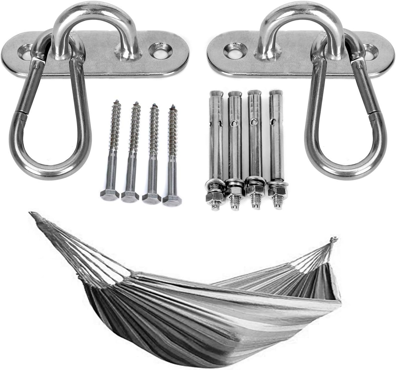 Hammockit Hammock Hooks Load Capacity 1000 Lbs with Screws