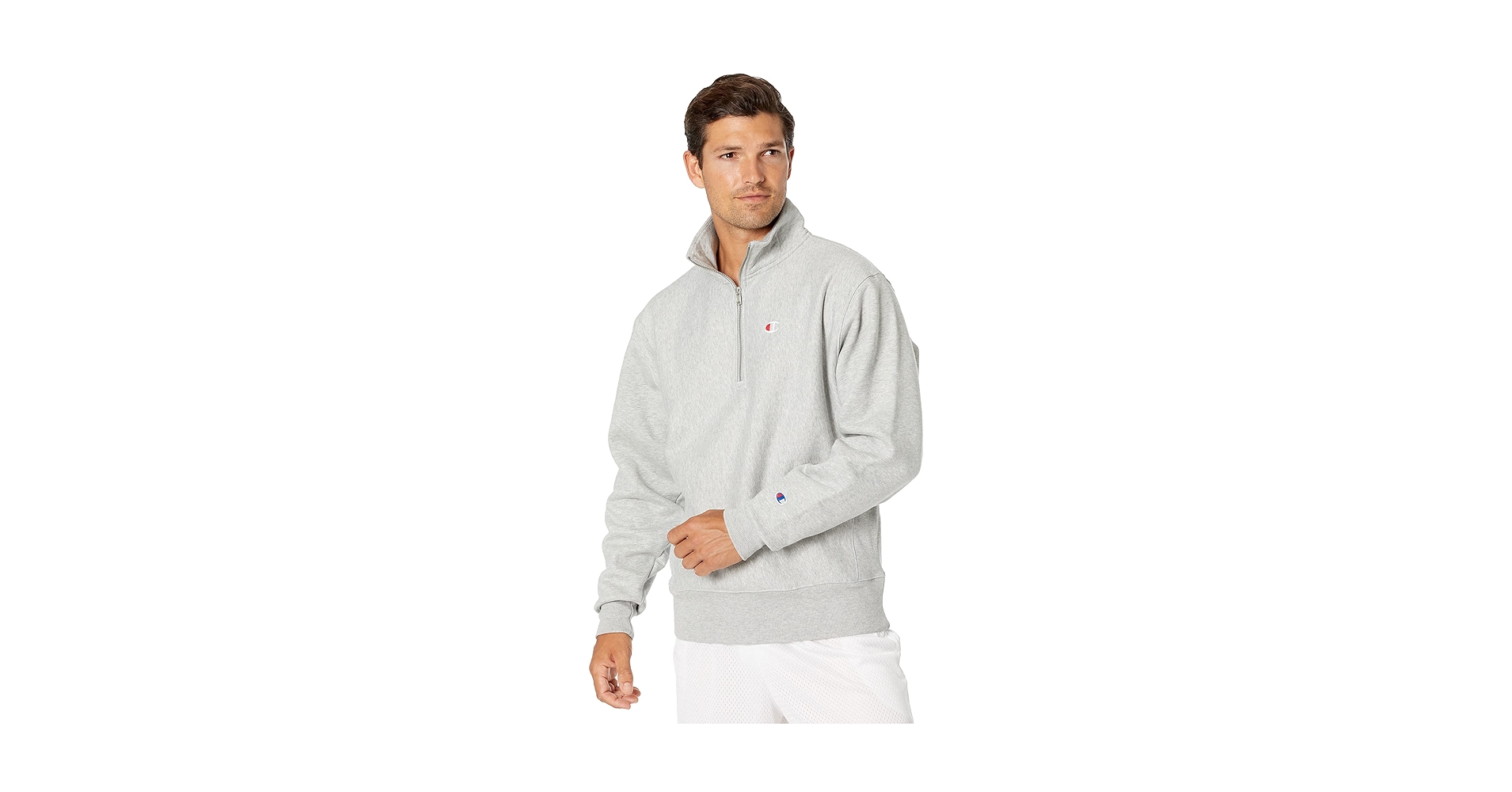 新品　FRAMeWORK Champion 別注REVERSEWEAVE ZIP Champion Men's Quarter Zip Sweatshirt, Reverse Weave