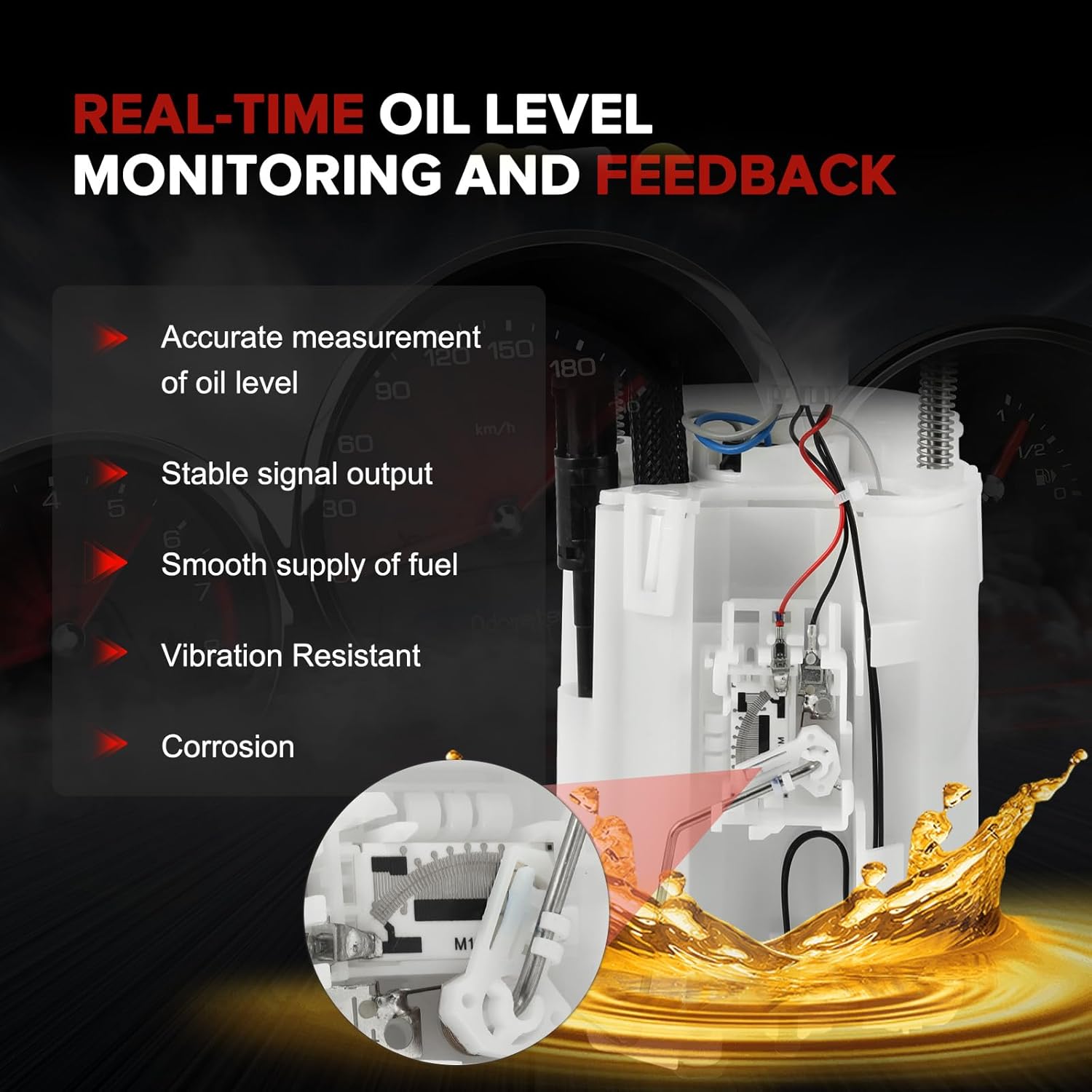 E8651M Electric Fuel Pump Module Assembly Compatible with Subaru Impreza Legacy Outback 2006-2011 2.5L H4 Replace# 42021AG110 FG1255 P76427M - Image 2