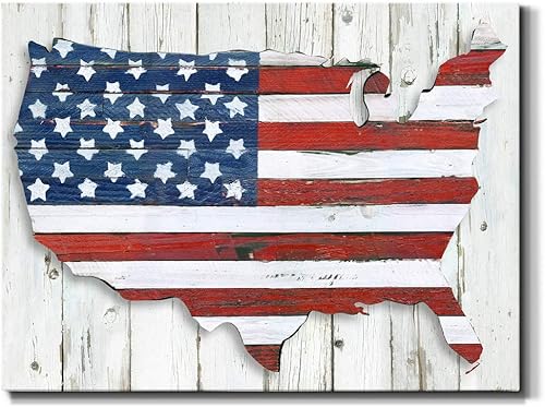 Miniatura 52 de Renditions Gallery Arte de pared con mapa del mundo, lienzo de alta calidad con envoltura de galería, listo para colgar, 24 pulgadas de alto x 36