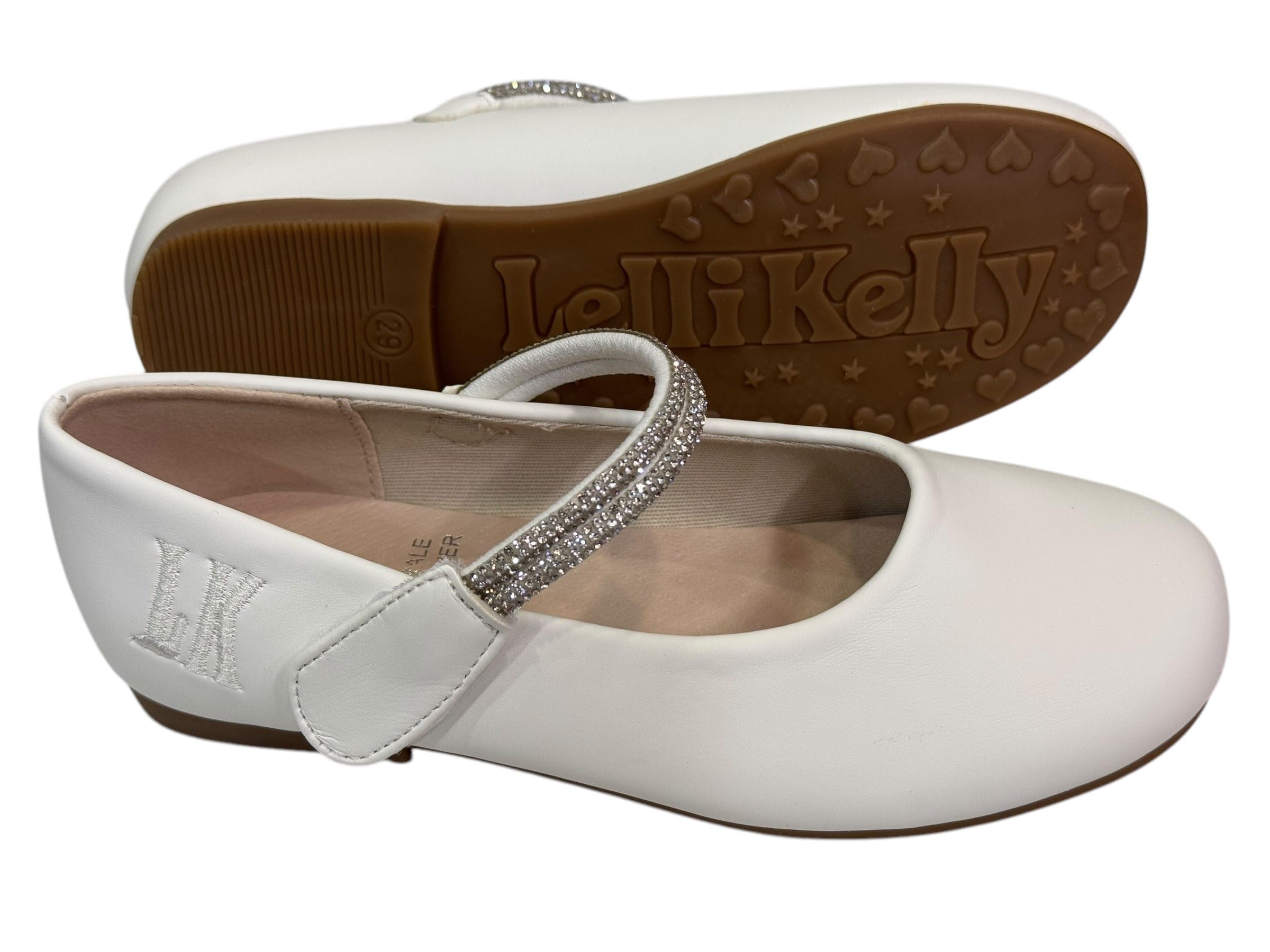 Lelli Kelly Ballerina da Ragazza Anita LKBA4837 Bianco (Bianco, Sistema Taglie Calzature EU, Adolescente, Numero, Media, 36)