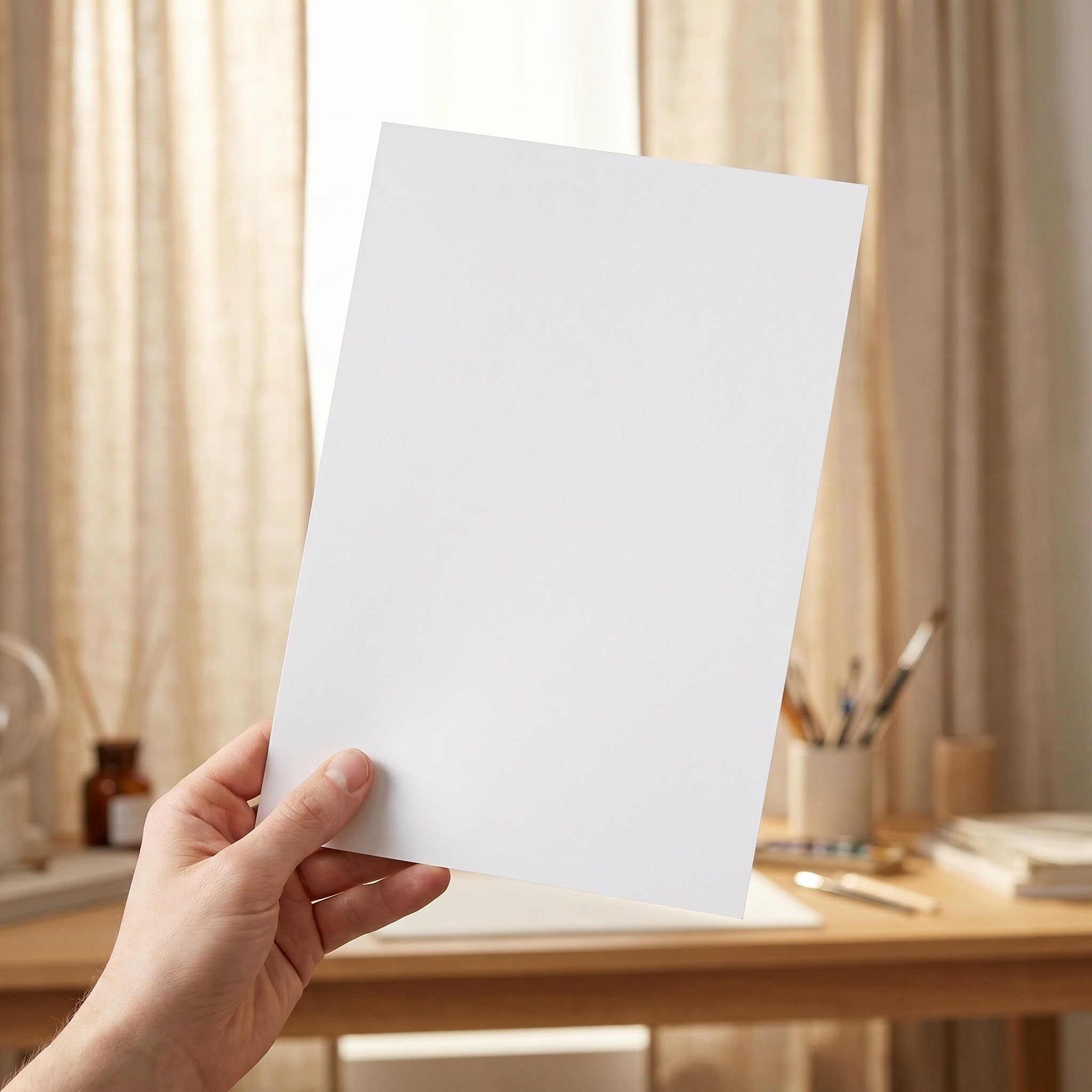 CORHAD 200 Hojas Papel Grueso Blanco A4 Fácil de Imprimir de 120gsm para Manualidades y Trabajos de Papel Proyectos DIY de Scrapbooking