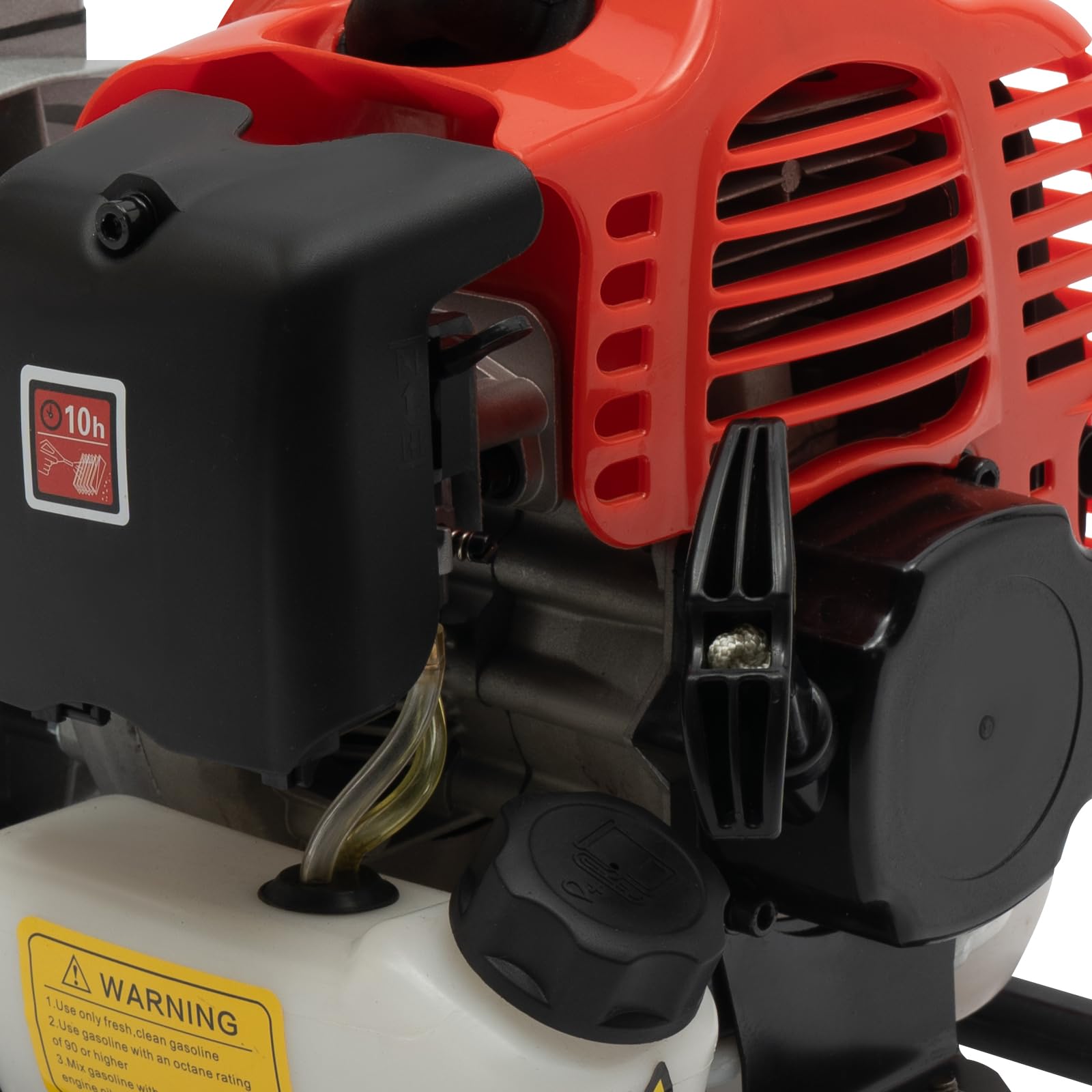 Pompe à eau à essence 2 temps - 40 cc - Moteur 1,25 kW/6500 tr/min - Pompe de jardin - Pompe à eau sale avec monocylindre et refroidissement - Pompe de transfert d'eau - Pompe d'arrosage avec 8-10 m³