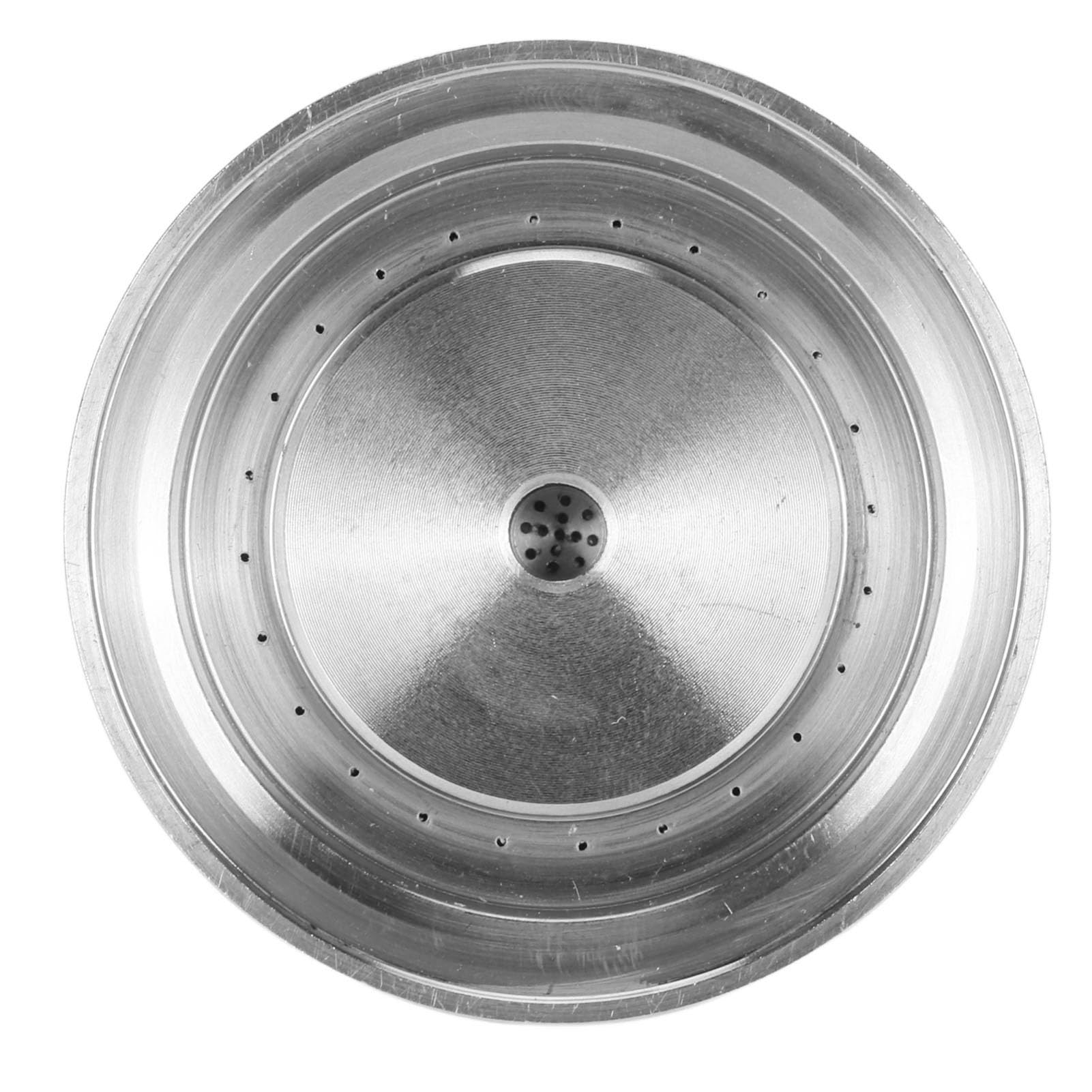 Generic Discos de Cápsulas de Café de Acero Recargables con Cepillo Cuchara, Compatibles con Tazas, 132g