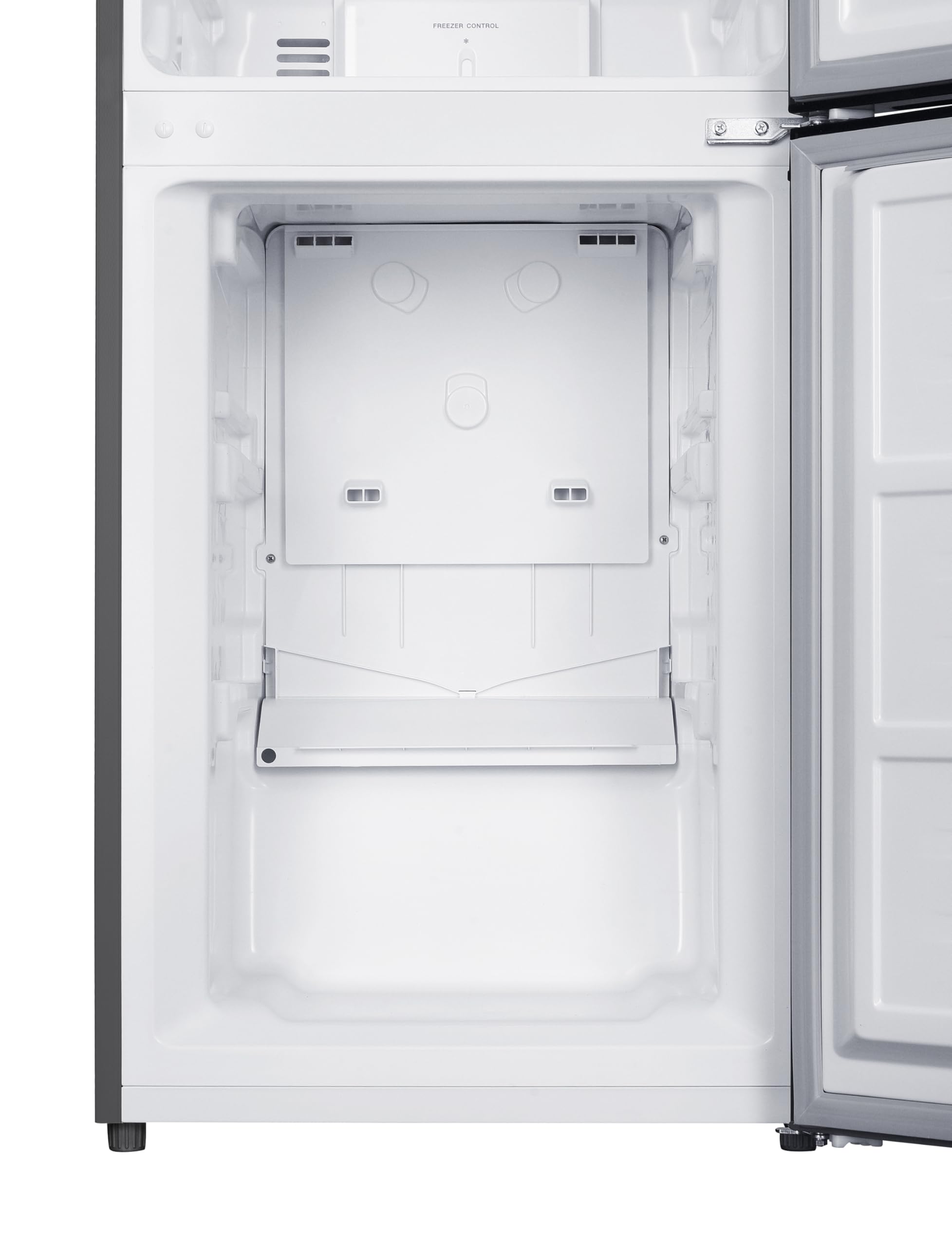 homeX Kühlschrank mit Gefrierfach No Frost, Kühl-Gefrier-Kombination freistehend, groß - 253 Liter, Super-Frost-Funktion, leise Kühlgefrierkombi, EEK C, Kühl Gefrierkombination, silber, CFSN2531C-S