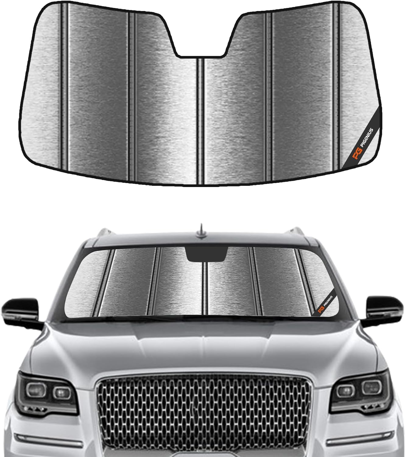 Windshield Sun Shade for Ford Expedition 2018-2024 Front Window Sunshade - AstraGuard