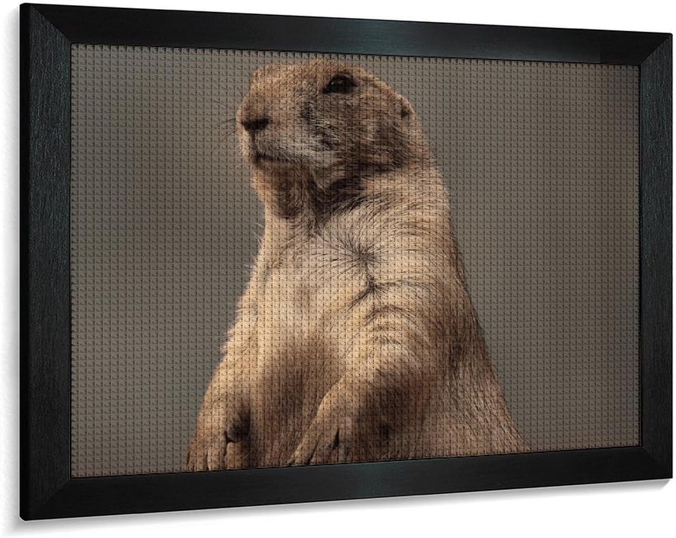 Prairie Dog Printed Diamond 5D Painting Kits DIY Full Drill Crafts for Home Wall Decor 16x20 Inch Blackwood 50 * 40cm