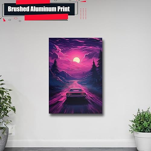 Miniatura 4 de Unique Synthwave Style Retro Art, 80s style art, framed poster print, guest room art, cool living room art, Home Decoration, poster