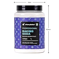 Vista 8 de Urban Platter Bicarbonato de sodio de grado alimenticio Sin aluminio, triple refinado Ideal para pasteles, Idlis, muffins, Dhoklas, uso