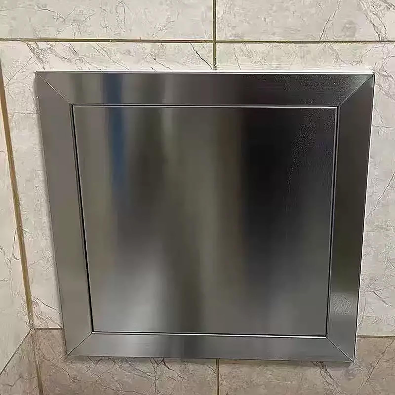 Panel de acceso de acero inoxidable para ocultar cables y tuberías