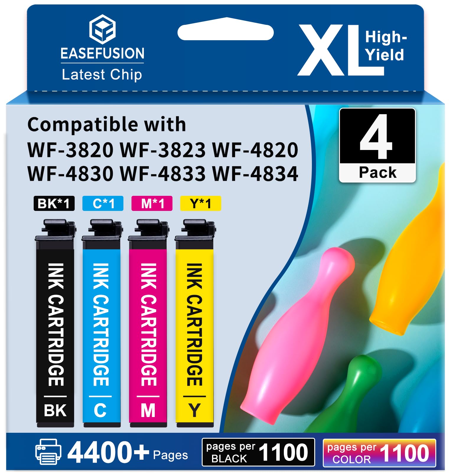 Remanufactured Ink Cartridges Replacement for Epson 822XL Ink Cartridges