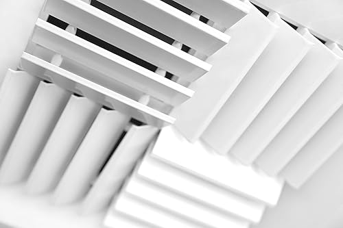 Miniatura 4 de HVAC Premium Rejilla de aire HVAC de techo ajustable de aluminio extruido de 18 '' de ancho x 18 '' de alto  intercambiable 1 vía