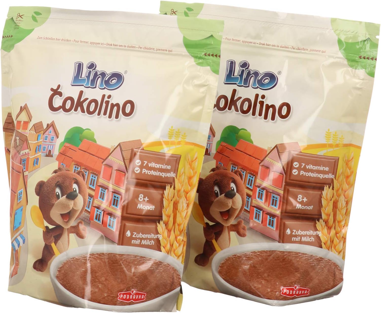 2 x Cokolino Instant Flakes with Chocolate 500gr