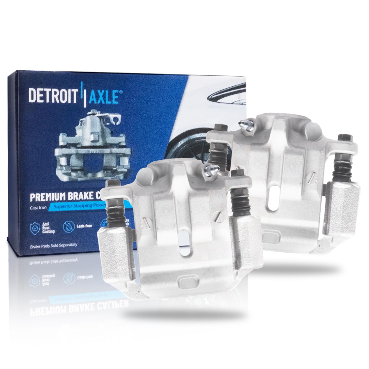 Detroit Axle - 2pc Rear Brake Calipers for 2017-2020 Toyota 86 2013-2020