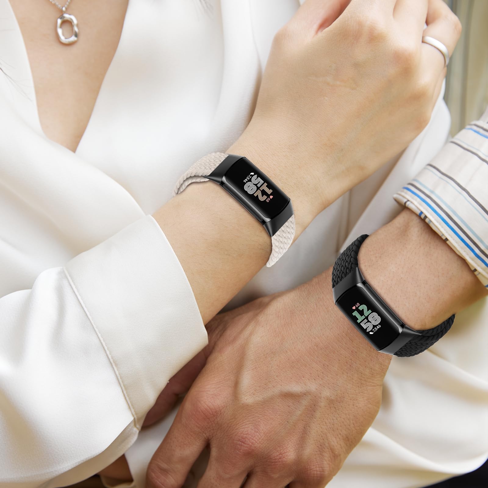 Fitbit Charge 6/5 Bands - Soft Braided -7 Fitbit Charge 6/5 Bands - Soft Braided -7