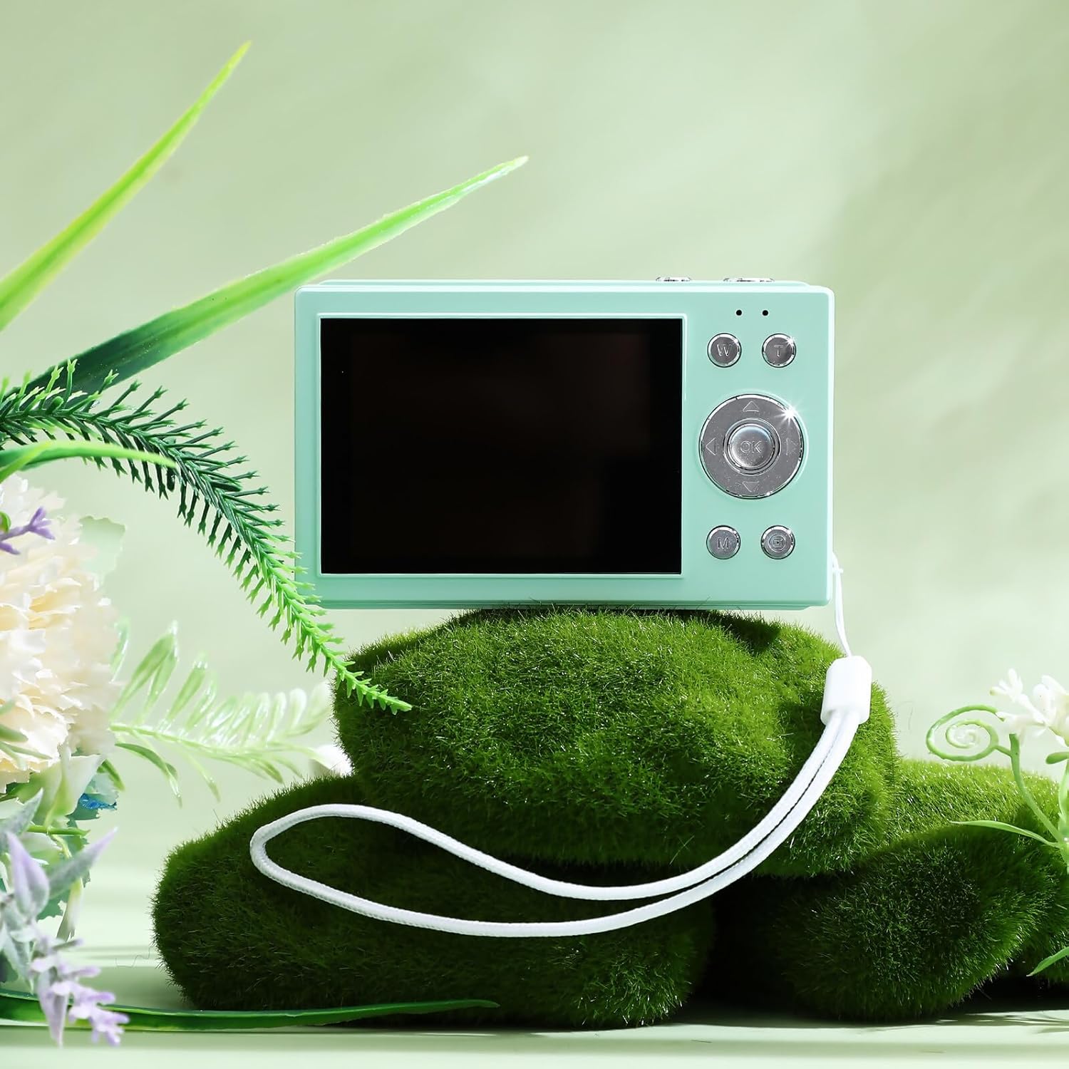 PATKAW ズーム搭載デジタルカメラ 無線接続可能 メモリー付き レトロスル ポケット コンパクト ビンテージカメラ ティーン 初