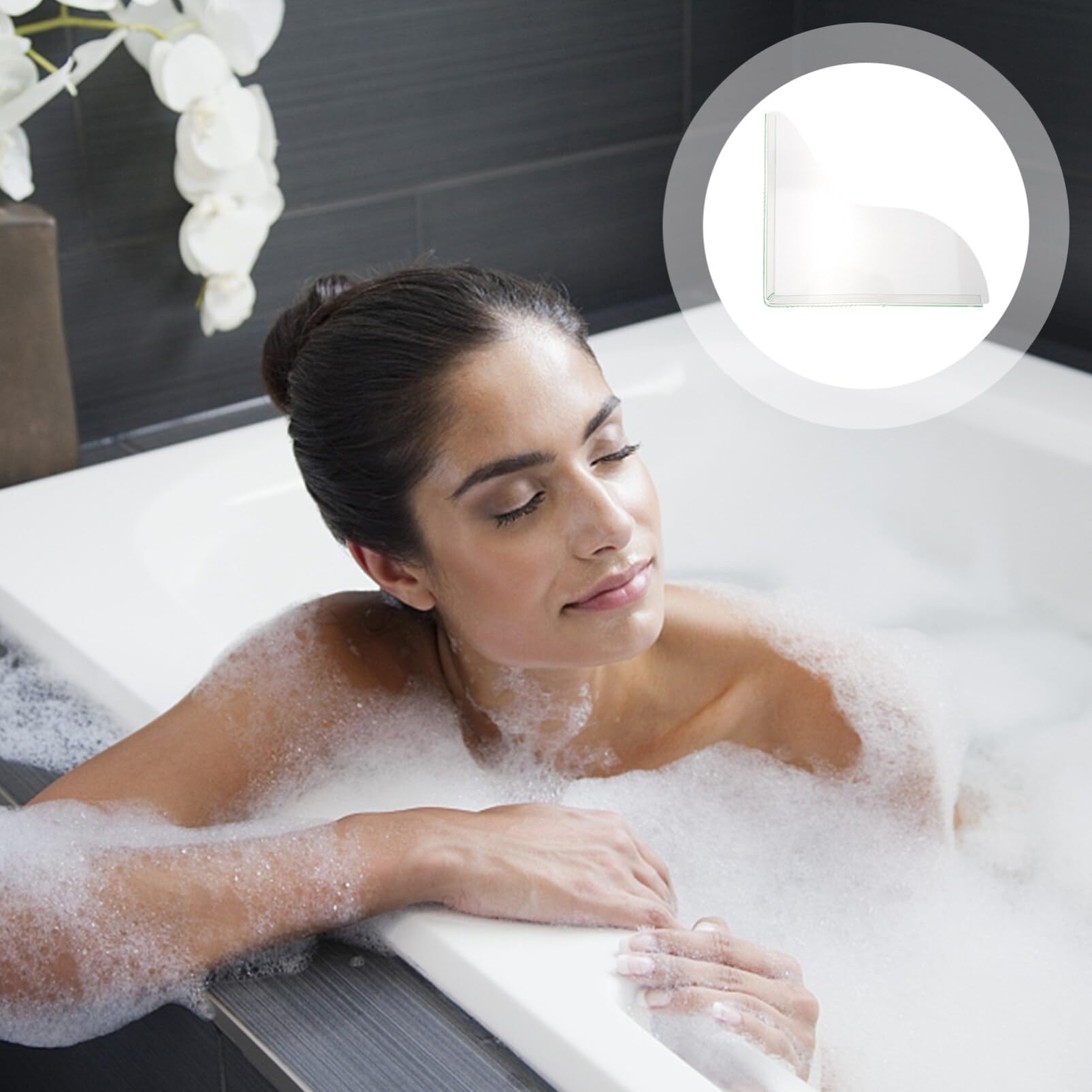 Protector Antisalpicaduras Acrílico Para Fregadero Y Ducha - Transparente, 2 Tamaños, Evita Salpicaduras En Cocina Y Baño
