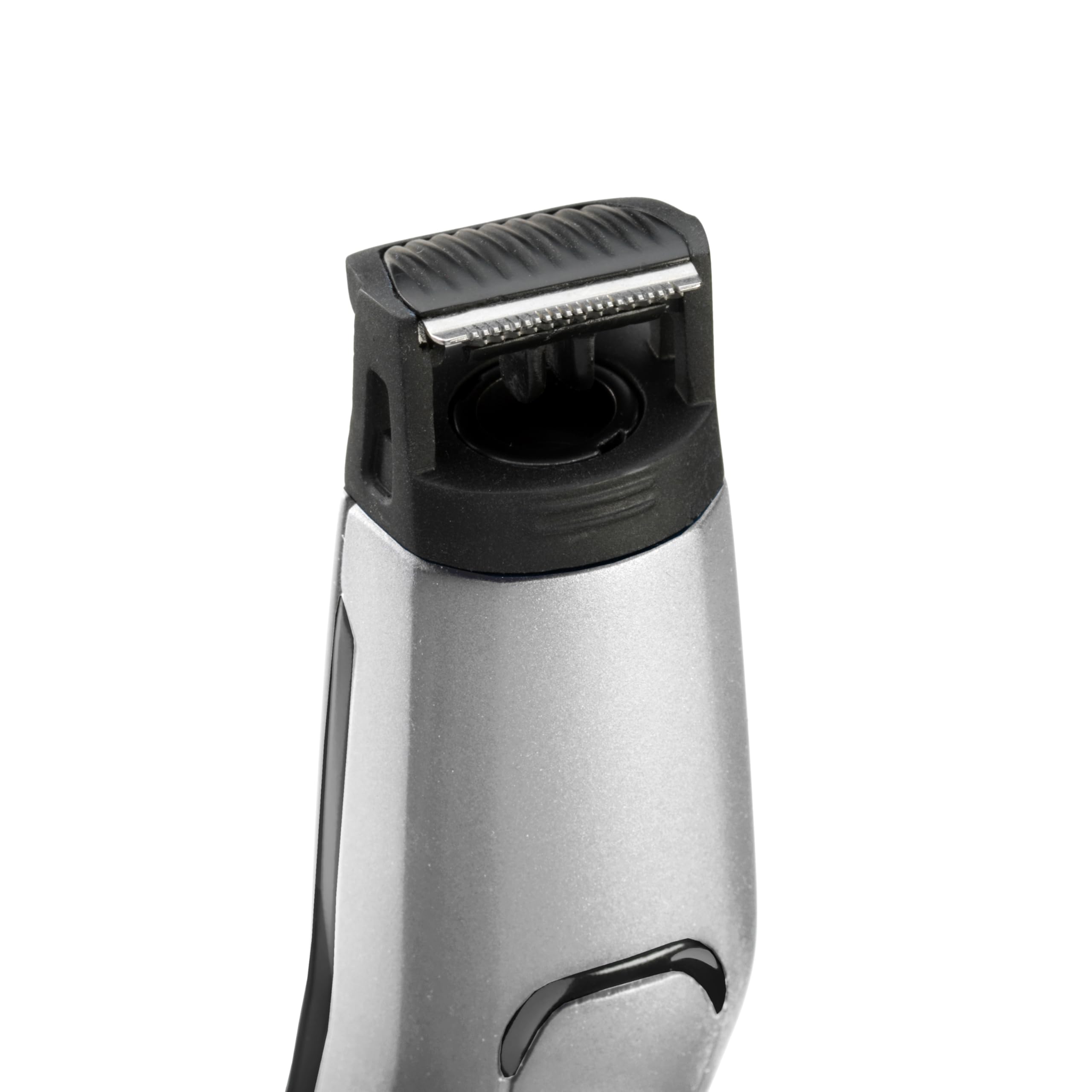 BaByliss 11-in-1 Titanium Multi-Grooming Kit Wasserdicht Köperhaartrimmer, Barttrimmer, Nasenhaartrimmer, Augenbrauen, Detailtrimmer und Multifunktionstrimmer, inkl. Tasche, Silber Schwarz MT861E