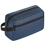 Icramsy Travel Toiletry bag Toiletry bag for women men Hanging Cosmetic bag Travel accessories for Women Men (Navy blue)