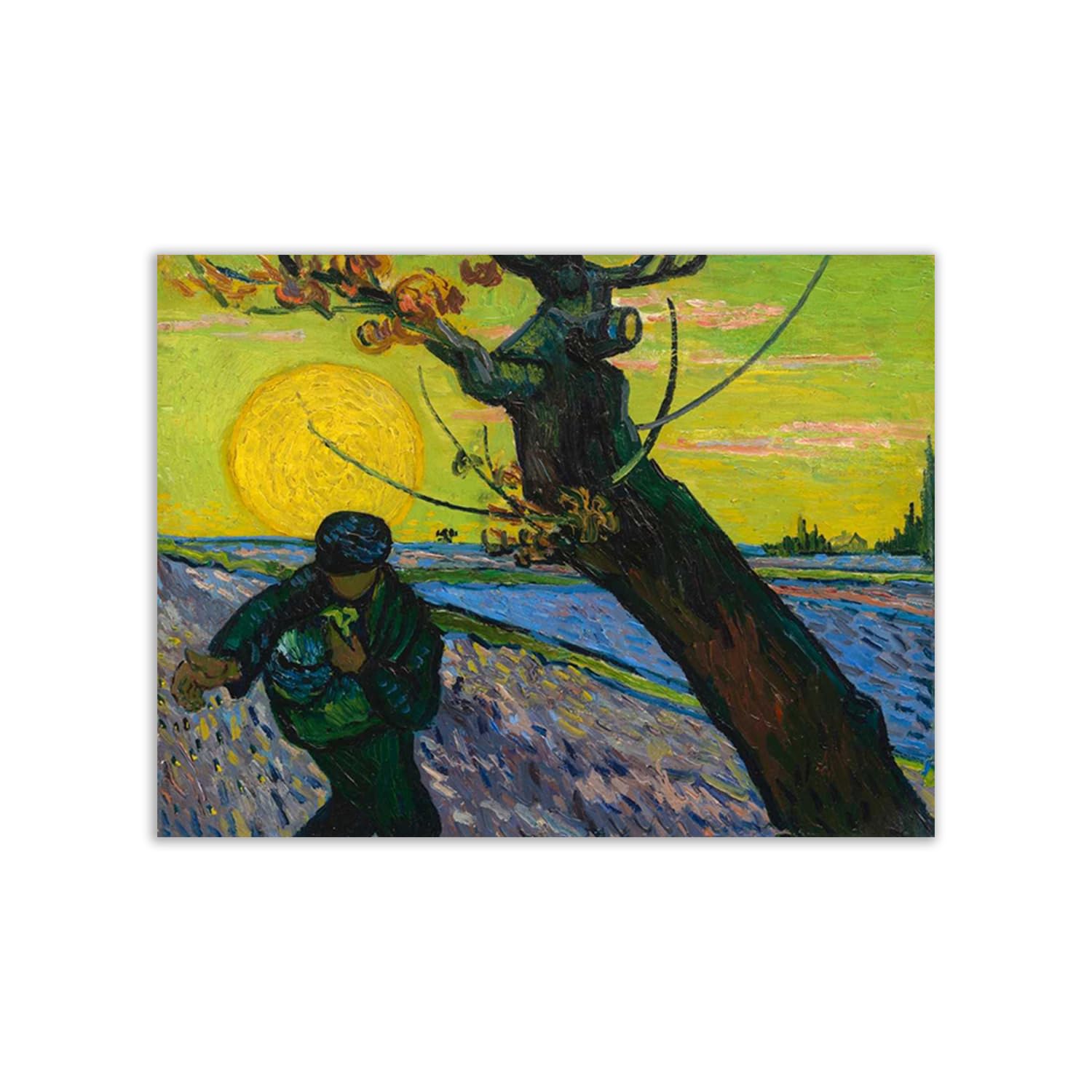 Van Gogh The Sower poster pour sublimer la décoration de votre salon moderne