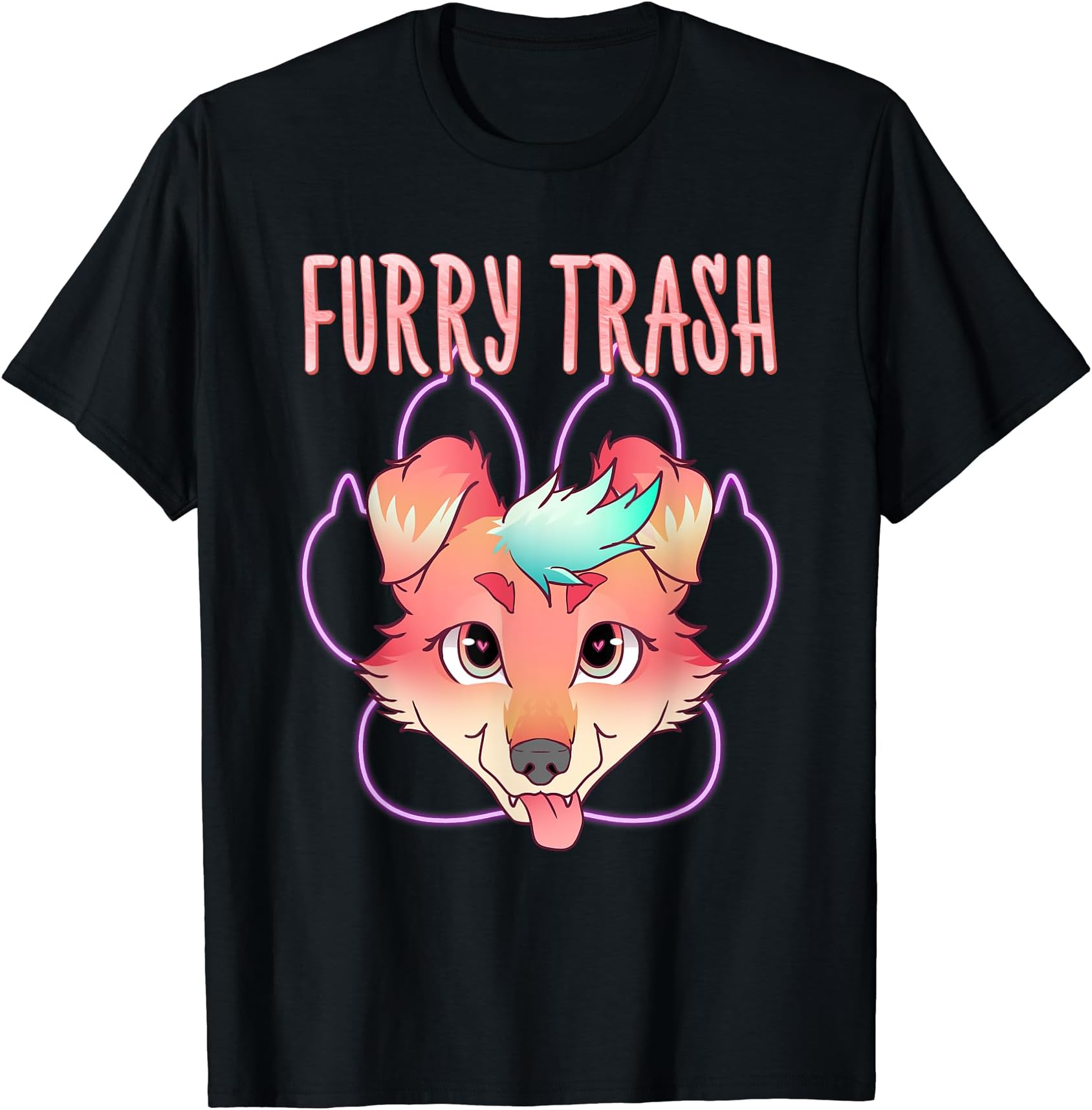 Furry Cosplay Anime LoversFurry Trash I Cute Furries Cosplay Fandom T-Shirt