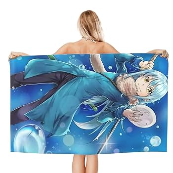 Amazon｜バスタオル 転生 スライム 転スラ ふわふわ マイクロ