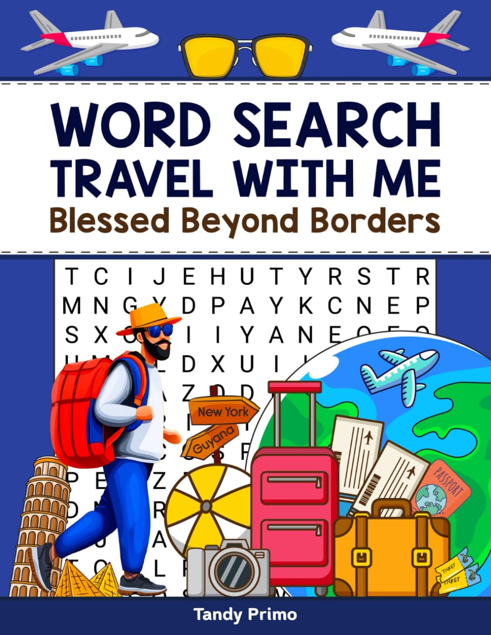 Word Search Travel With Me.: Blessed Beyond Borders