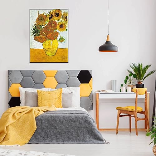 Miniatura 7 de Van Gogh - Rompecabezas de 1000 piezas para adultos, diseño de girasol, 1000 piezas, rompecabezas para adultos, rompecabezas de 1000 piezas para