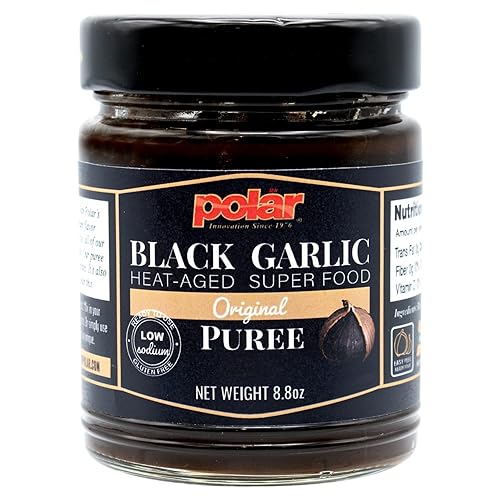 MW Polar Puré de ajo negro (original) 8.8 onzas (paquete de 6)