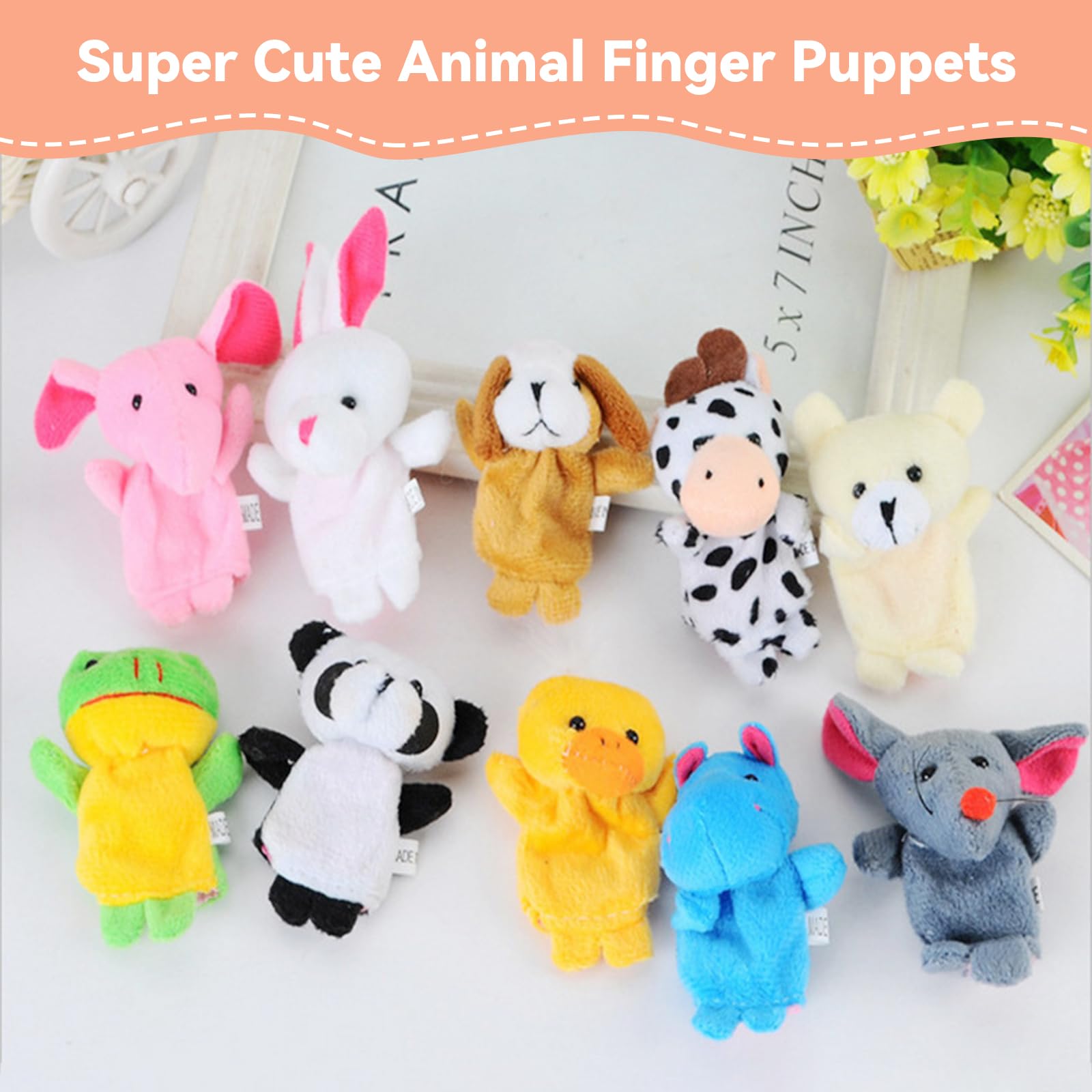 Giochi Countdown 24 Pezzi Di Burattini E Marionette Da Dito Per Neonati E Bambini - 12 Segni - Foto 9