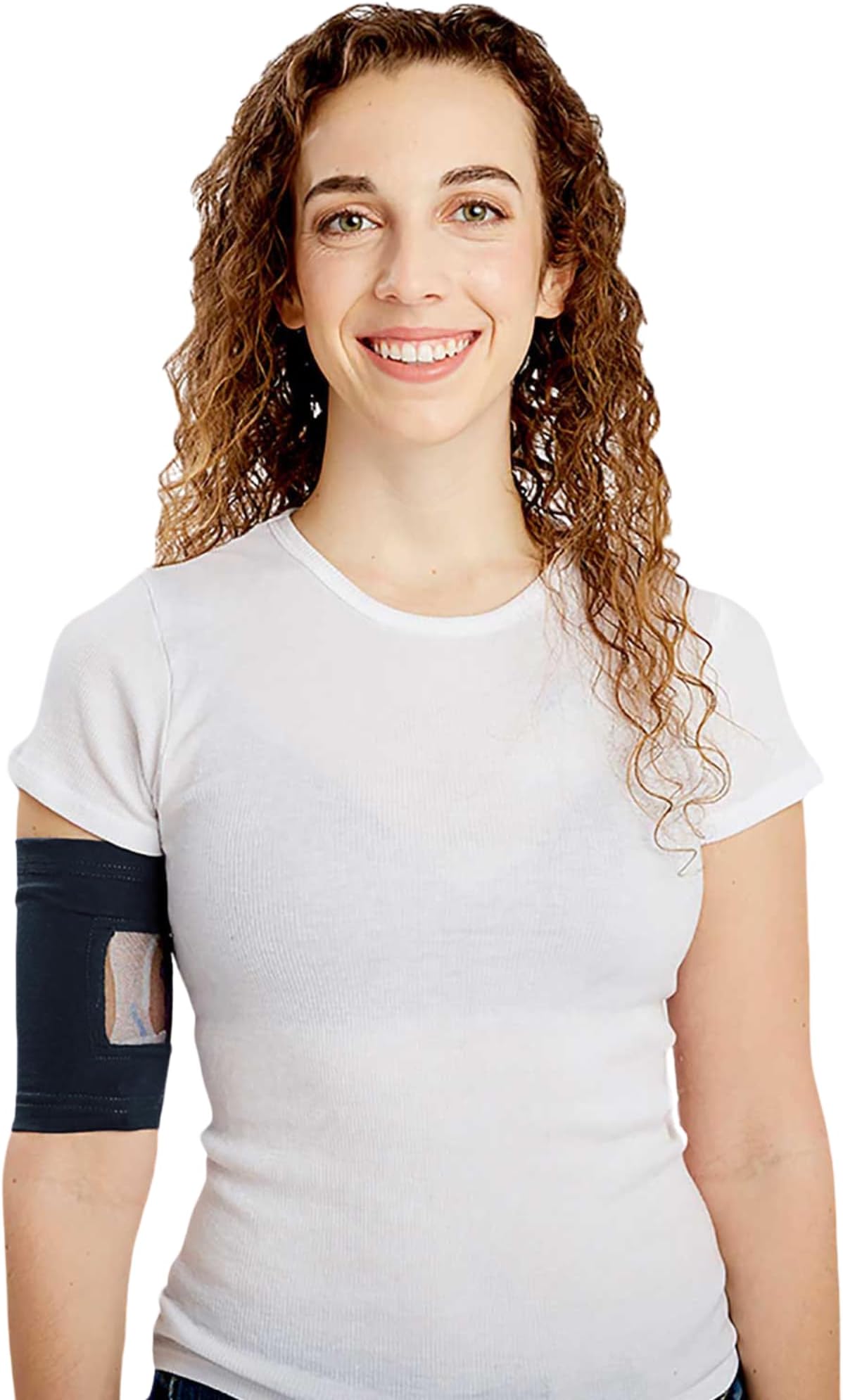 Care+Wear - PICC Line Cover (Small, Black) - Secure Slip-Resistant Design - Anti-Odor Hypoallergenic Material - Easy Monitoring Window - Machine Washable Durability