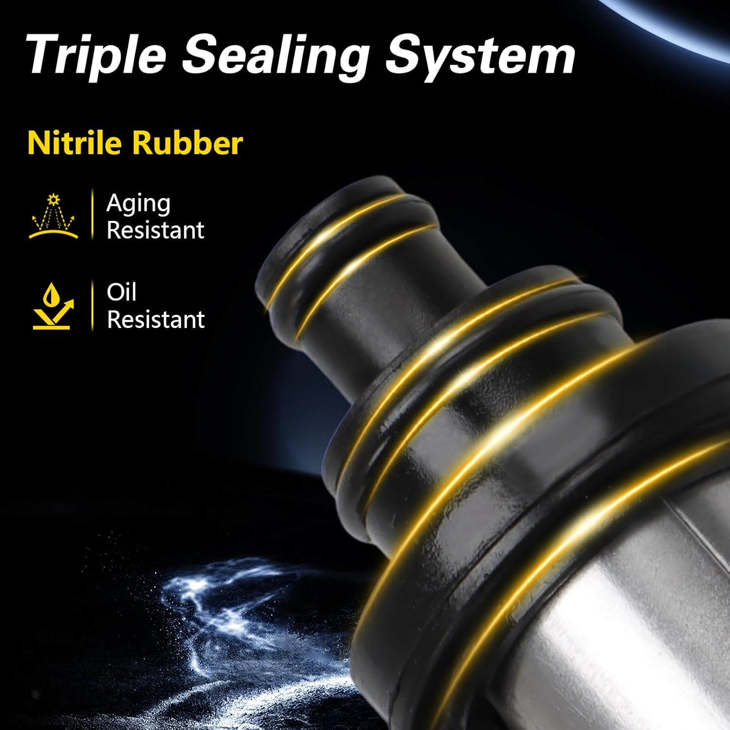 FUSCH Torque Converter Clutch TCC Solenoid 2-4.5 Ω Compatible with Subaru TR580 TR690 CVT Transmission, All Wheel Drive AWD Solenoid Fit for Outback Impreza Legacy Forester Replace# 926-408
