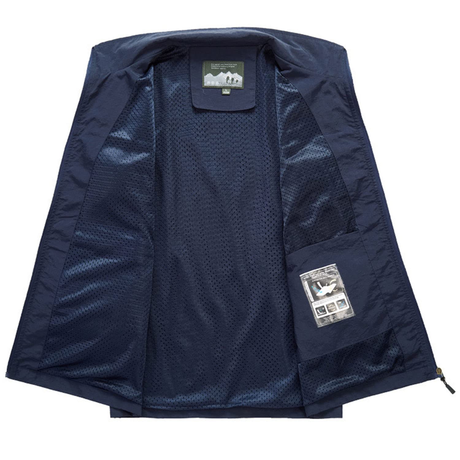 Chaleco De Hombre Chaleco Exteriores Multibolsillos Chaleco De Pesca Sin Mangas Chaqueta Casual Transpirable Senderismo Viaje Chaleco Multifuncional Fotografía