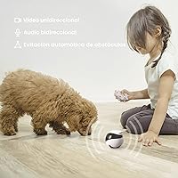 Vista 3 de Enabot EBO SE FamilyBot Home Camera Robot: Cámara móvil para mascotas 1080P en interiores, funciona con batería, recarga automática, visión