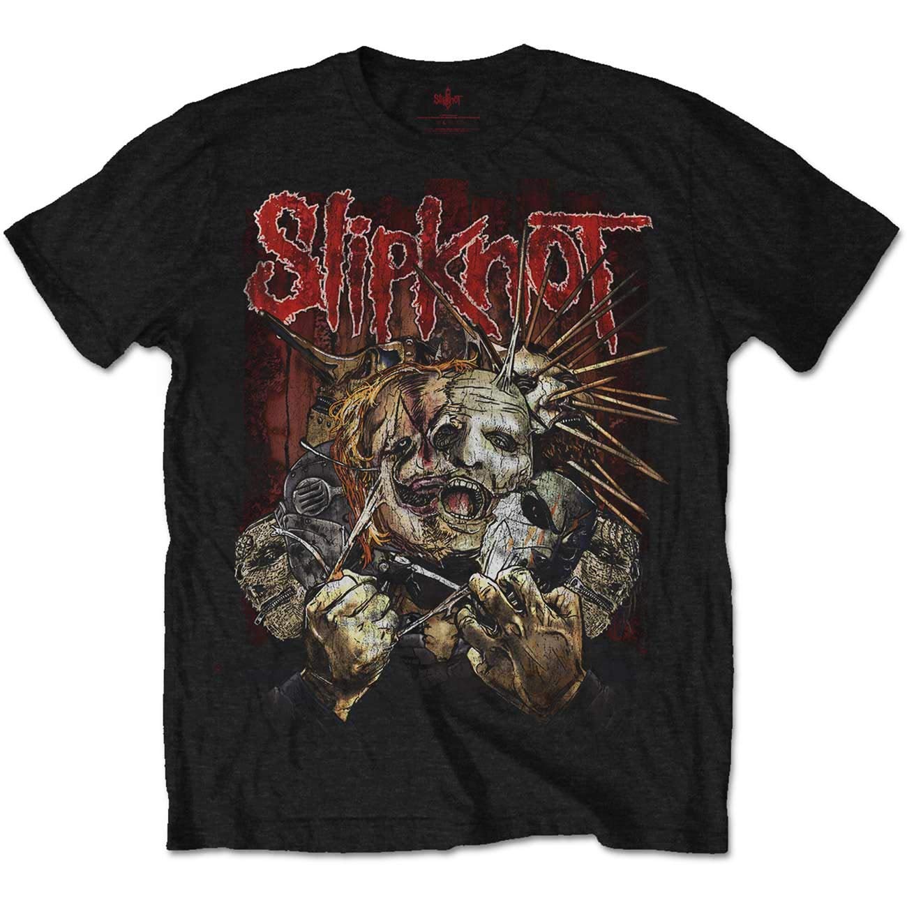 Slipknot Oficjalny T-shirt metalowy szary rozdzia? 'Rozdzielony Apart :  Amazon.pl: Moda