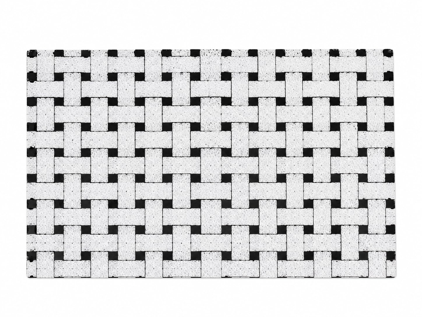 dsvertex multi colour pvc door mat 40 * 60 | dirt-trapping design, water-resistant, easy to clean, indoor & outdoor use, rubber backing