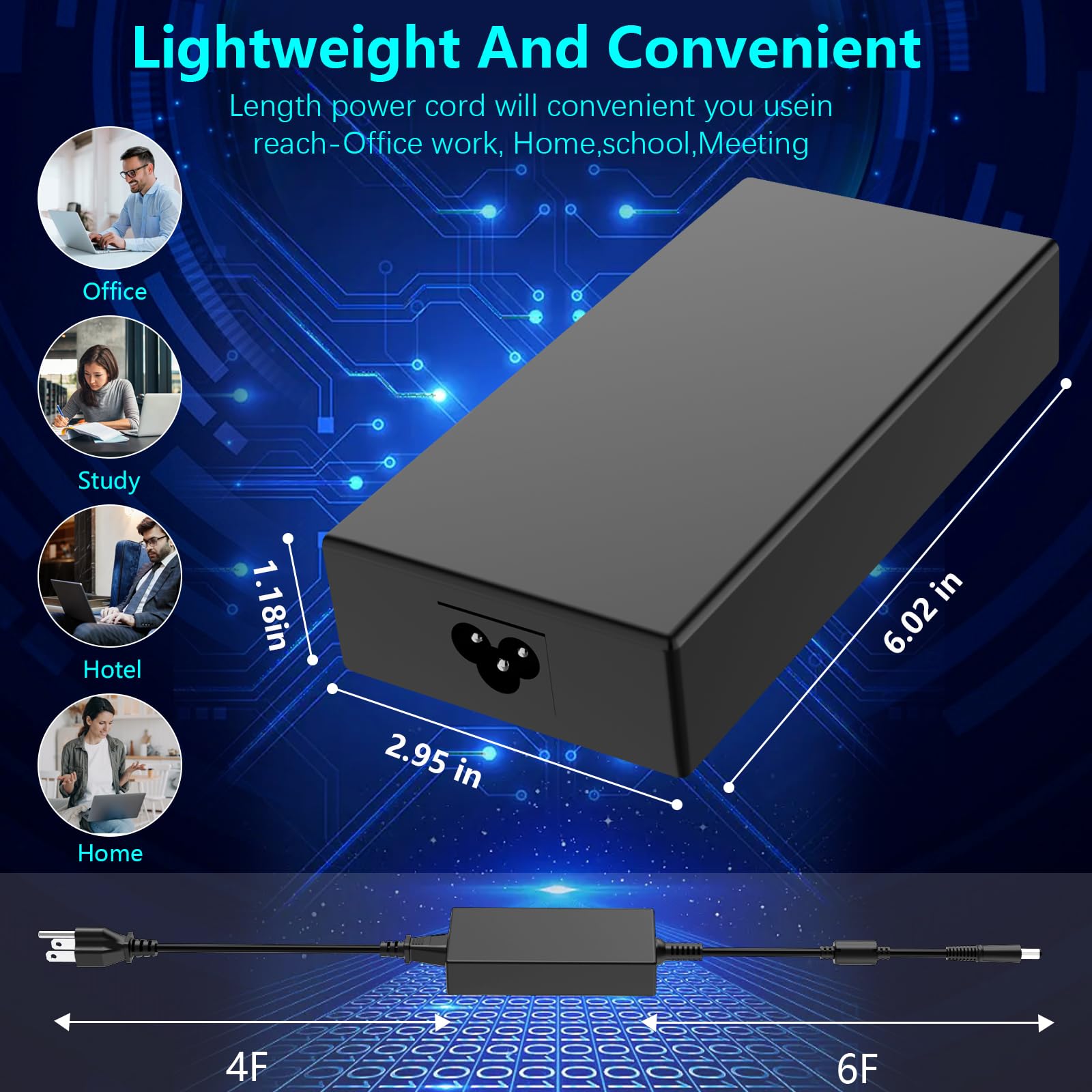 Caricatore CA da 180 W per Msi GF63 GF75 GS40 GS60 GS70 GS65 GL62M GL72M GE60 GE62 GE72 GS73VR Adattatore per laptop da gioco