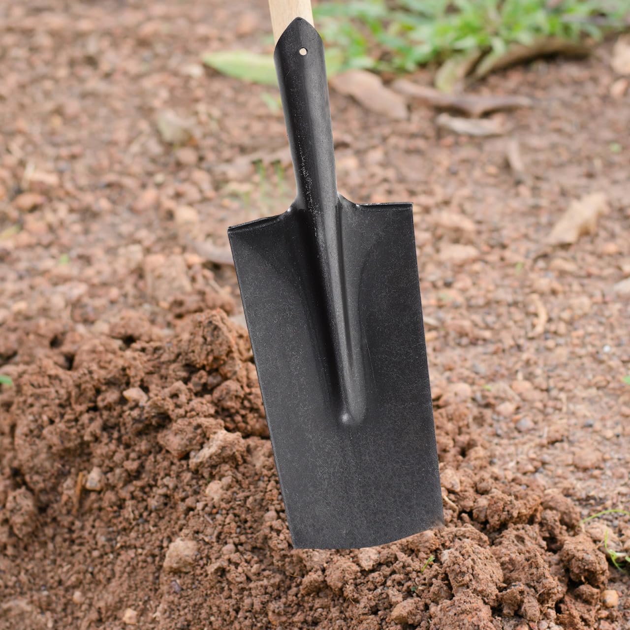 TOYANDONA de Cavar Jardín de Acero Ligera en Manganeso y Resistente Pala Práctica Herramienta para para Jardinería Camping y Huertos Domésticos