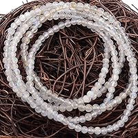Vista 714 de MASSIVE BEADS Pulsera elástica de yoga hecha a mano con piedra natural, cristal curativo, energía, regalos para adultos unisex de 0.157 in, 0.236