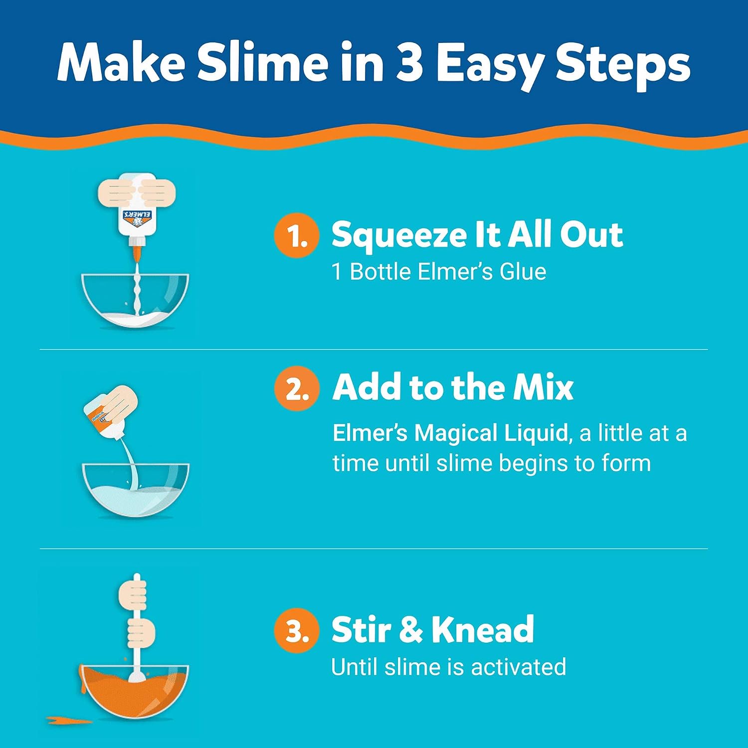 Elmer's Slime Activator | Magical Liquid Slime Activator Solution, (8.75 fl oz)
