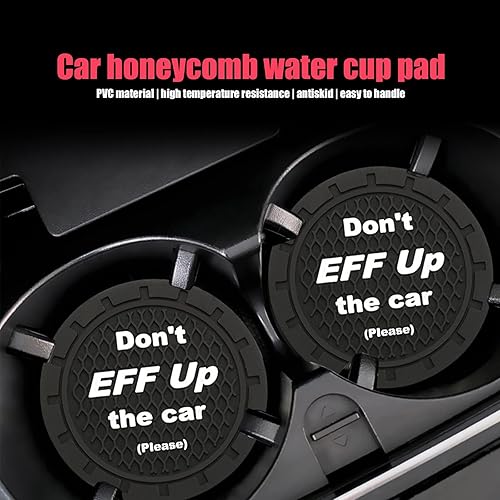 Miniatura 5 de cueclue Paquete de 2 posavasos para automóvil, portavasos de silicona de 2.75 pulgadas, portavasos extraíbles para tu automóvil, tapetes