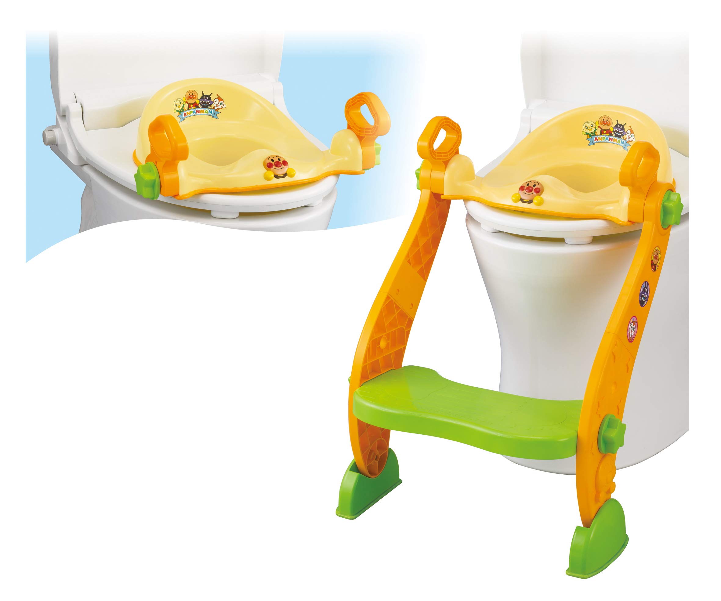 Agatsuma Anpanman 2-drożna pomocnicza deska sedesowa z krokiem 1