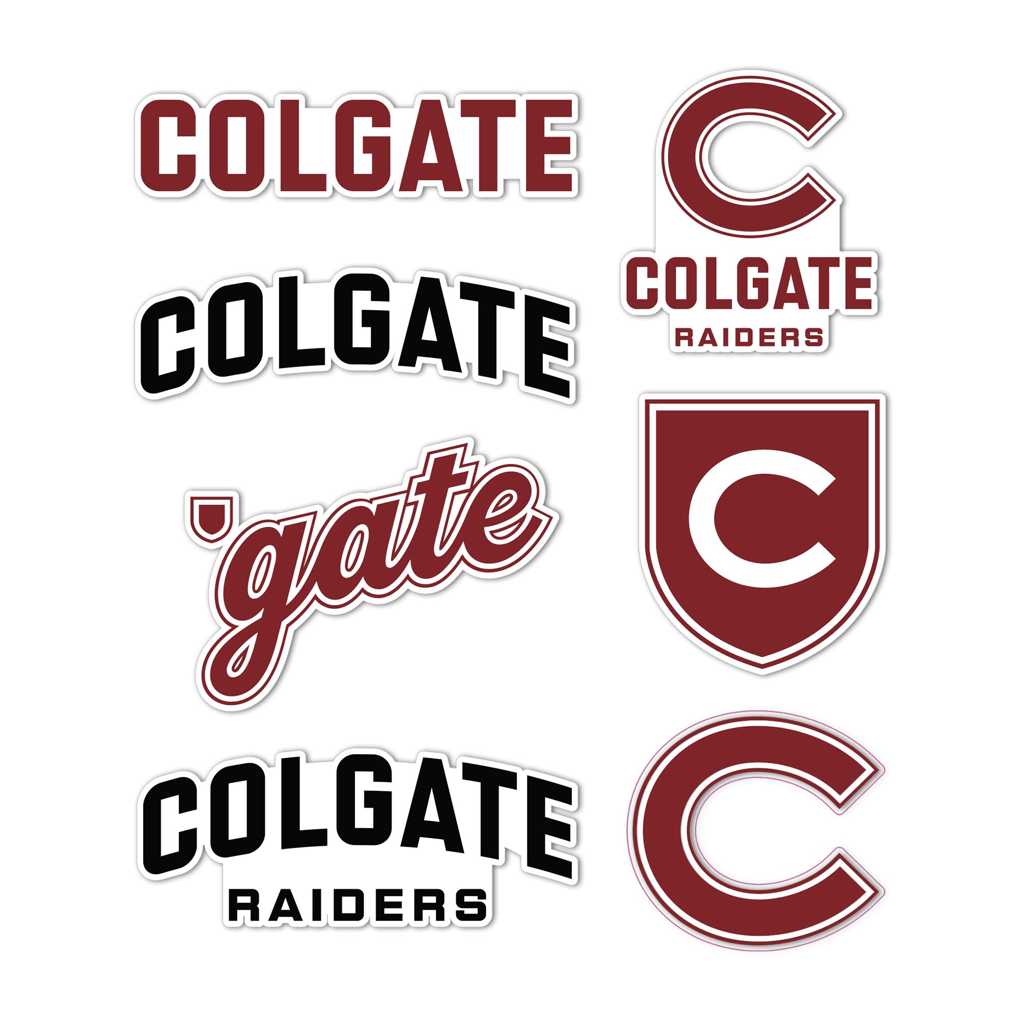 Colgate University autocollant vinyle pour personnaliser votre ordinateur