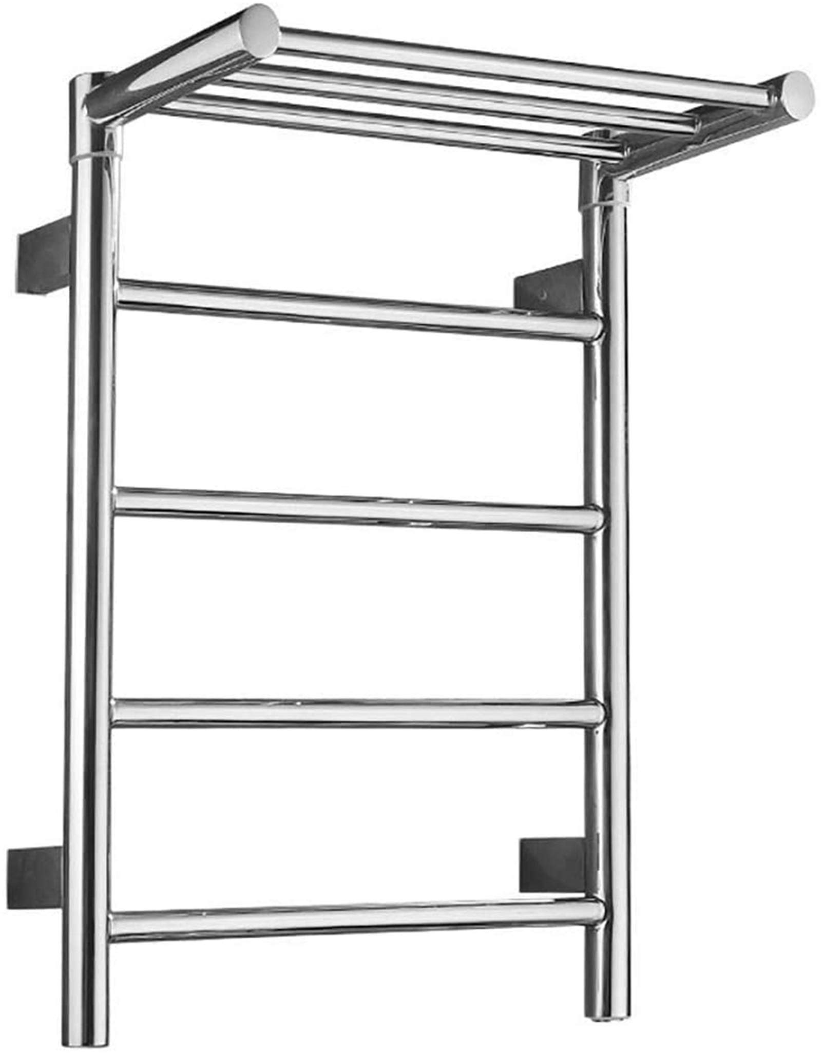 Calentador de Toallas de Pared para baño, toallero calefactado, toallero eléctrico de Acero Inoxidable 304, secador de Toallas de Pared, radiador de baño, Accesorios de baño p(Hardwired)